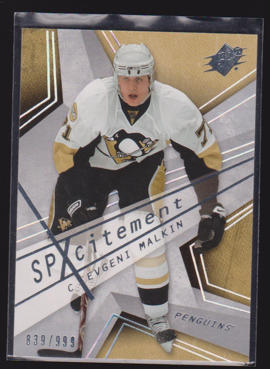 (image for) 2008-09 SPx SPxcitement #X16 Evgeni Malkin